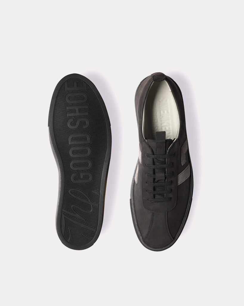 Grenson Sneaker 67 Nubuck Black / Grey Low Top Sneakers - Sneak in Peace