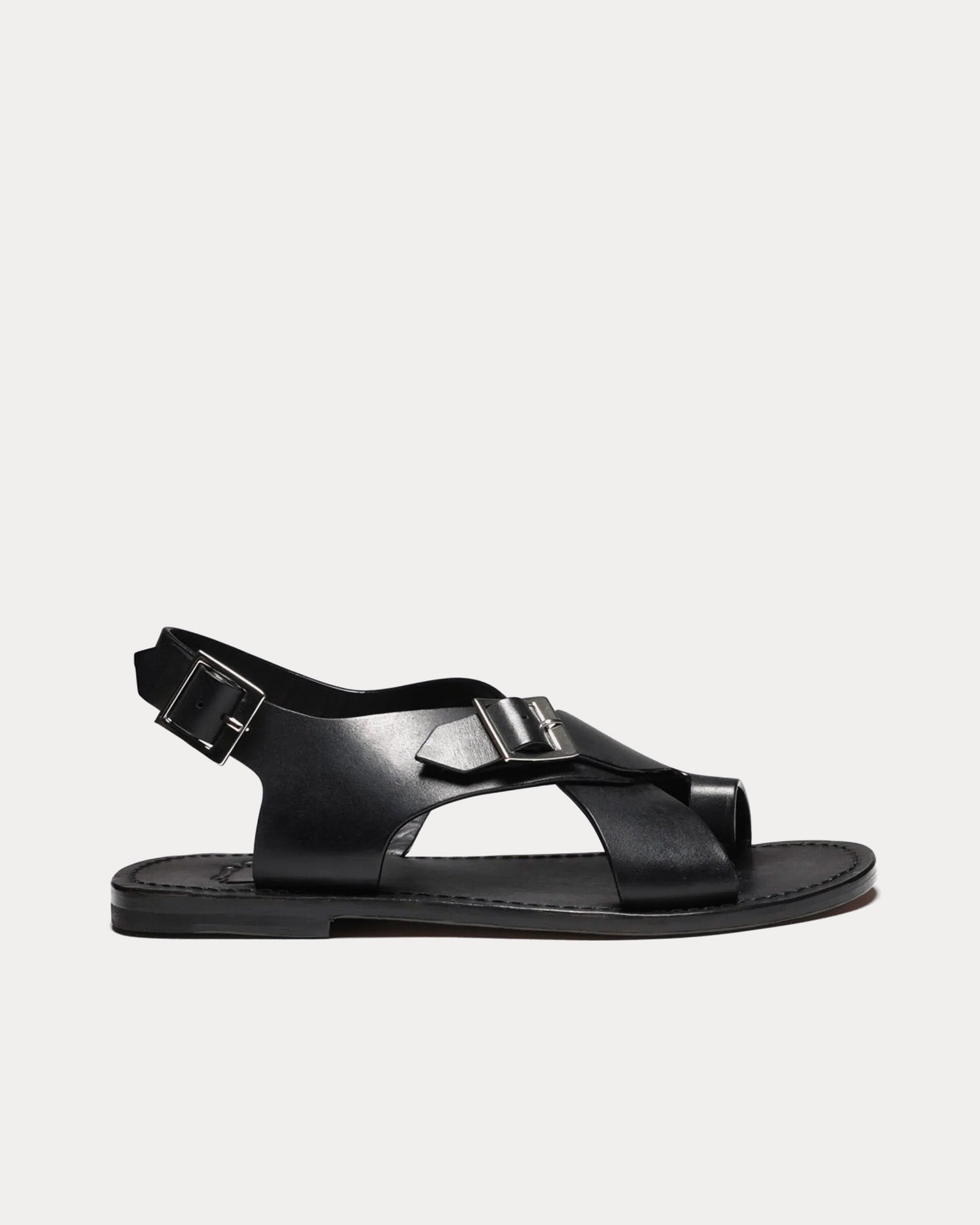 Grenson April Leather Black Sandals - 1