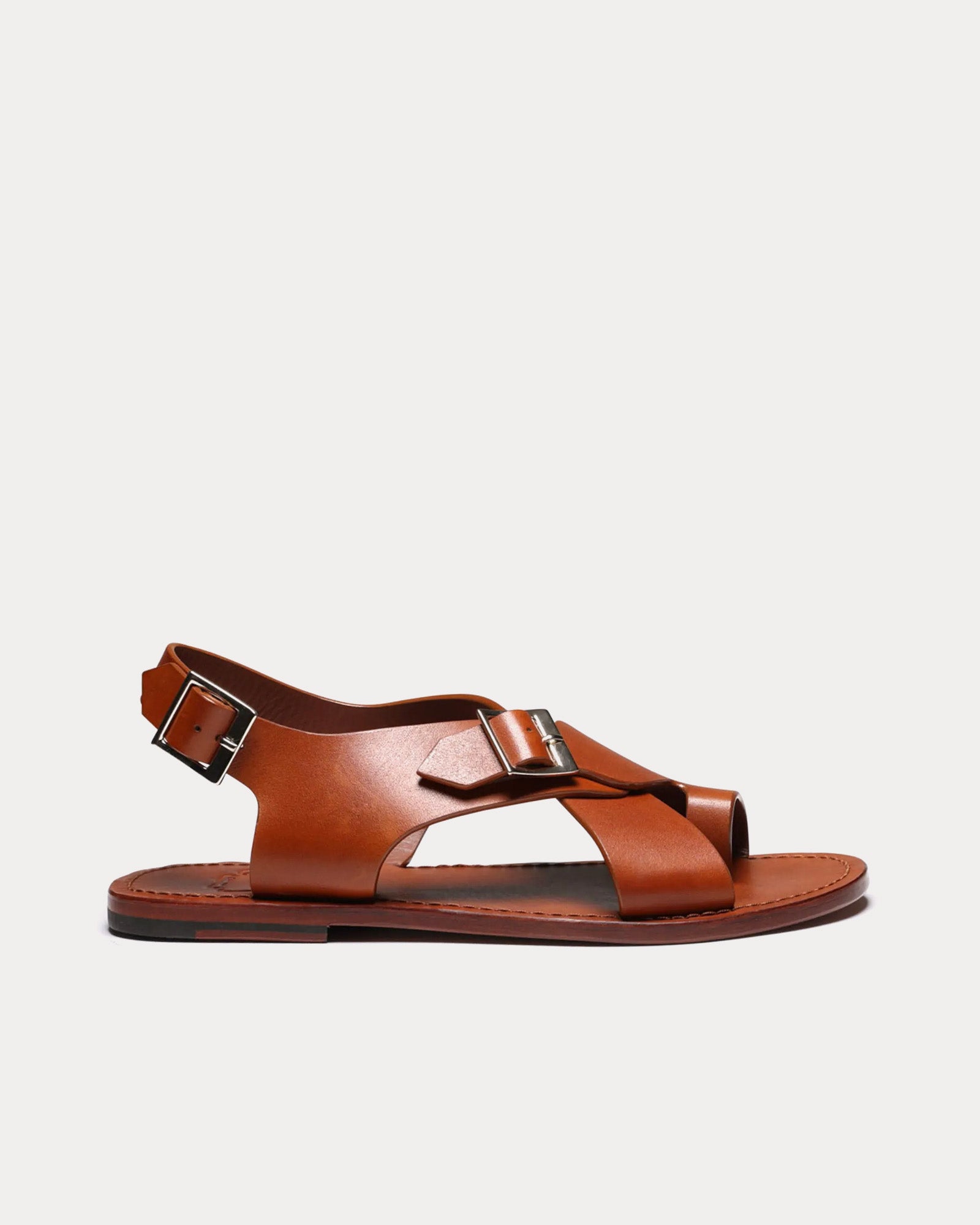 Grenson April Leather Tan Sandals - 1