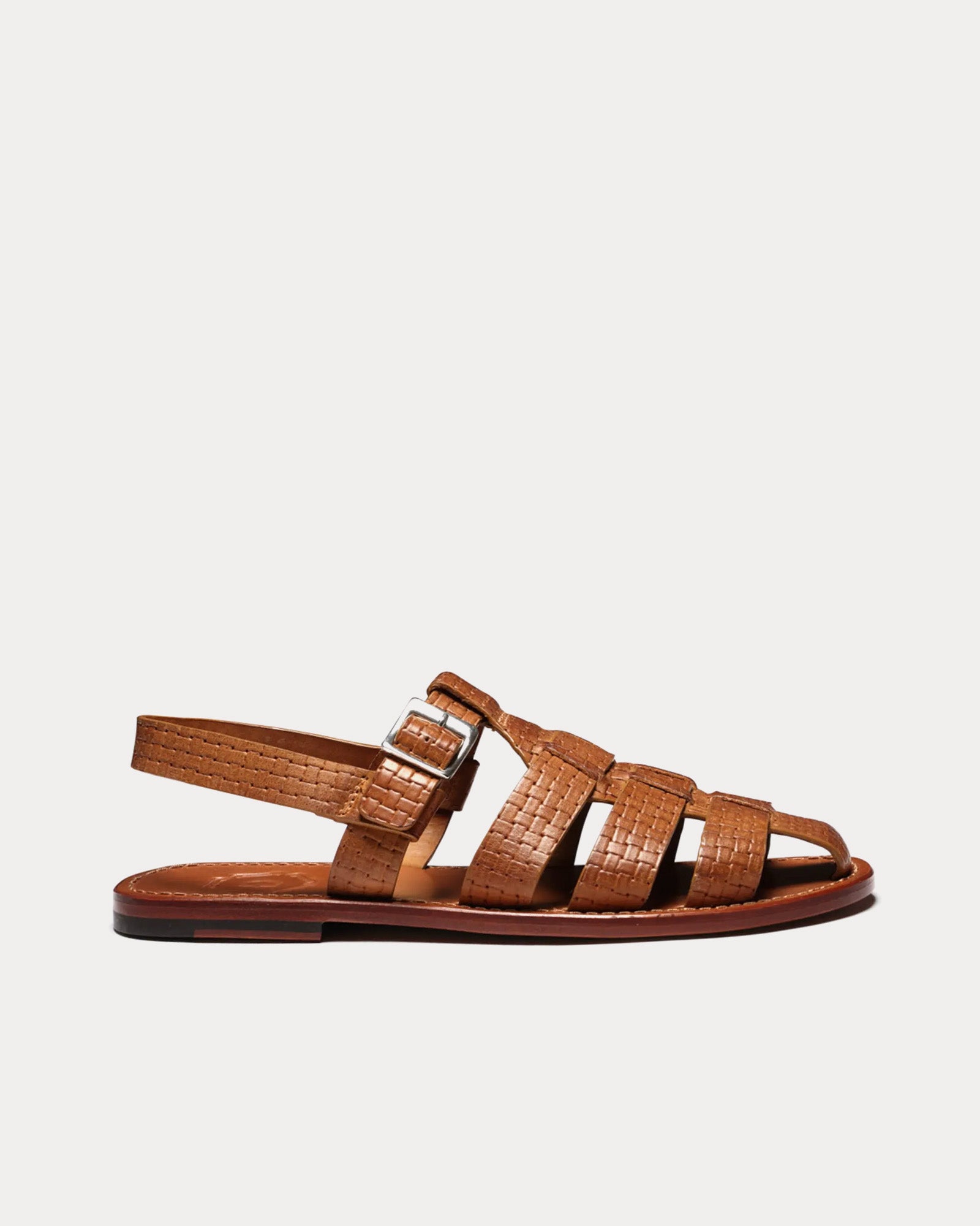 Grenson Quincy Printed Nubuck Ginger Sandals - 1