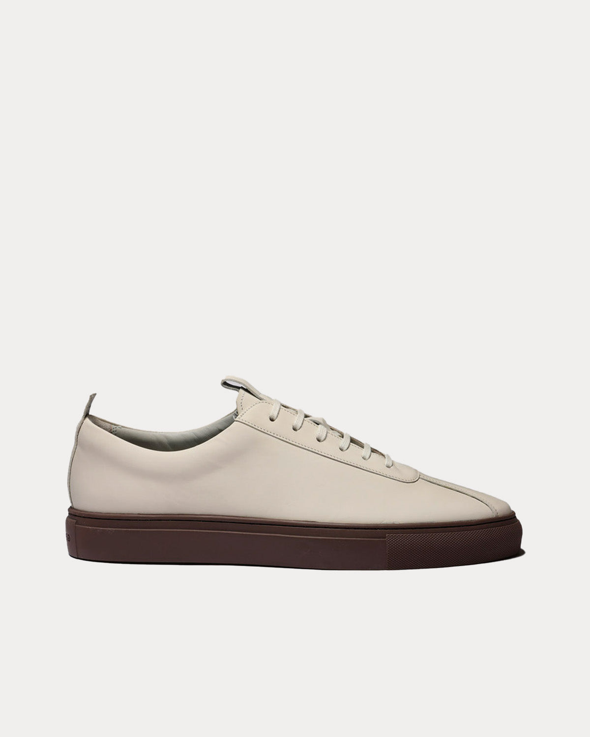 Grenson Sneaker 1 Rubberised Leather Off-White Low Top Sneakers - 1