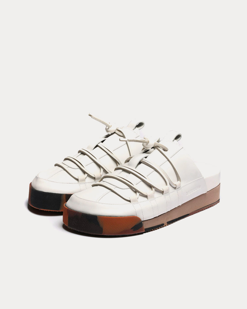 Grenson Sneaker 75 Leather White Slip On Sneakers - 3