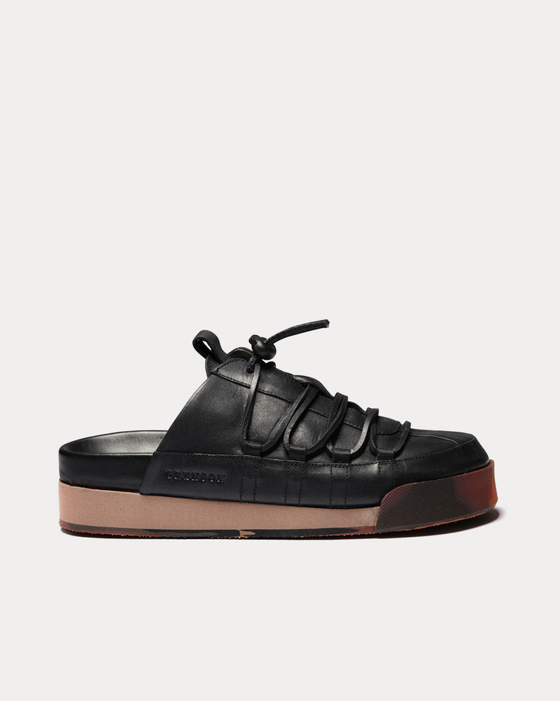 Grenson Sneaker 75 Black Burnished Slip On Sneakers - 1