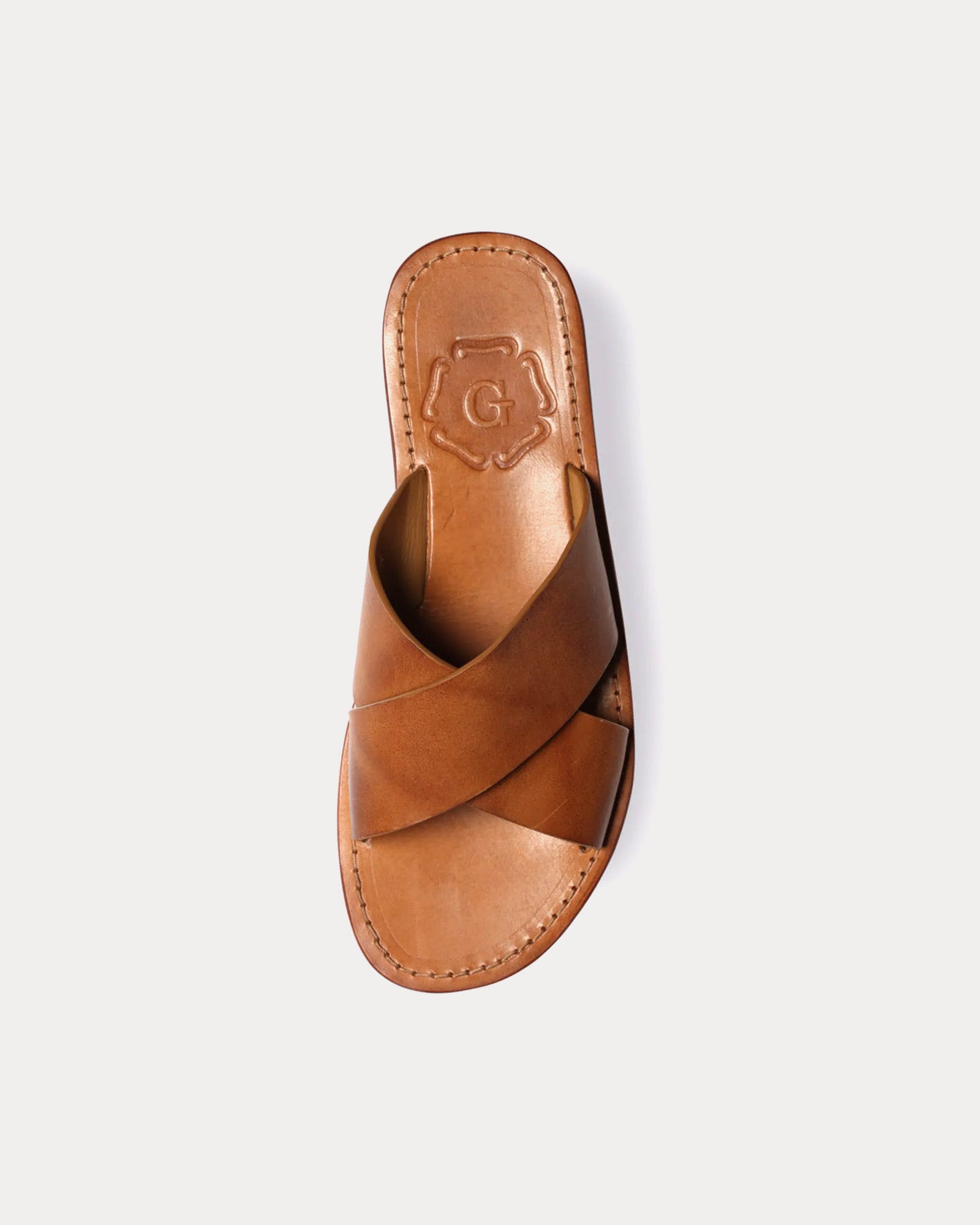 Grenson Yoko Leather Ginger Sandals - 2