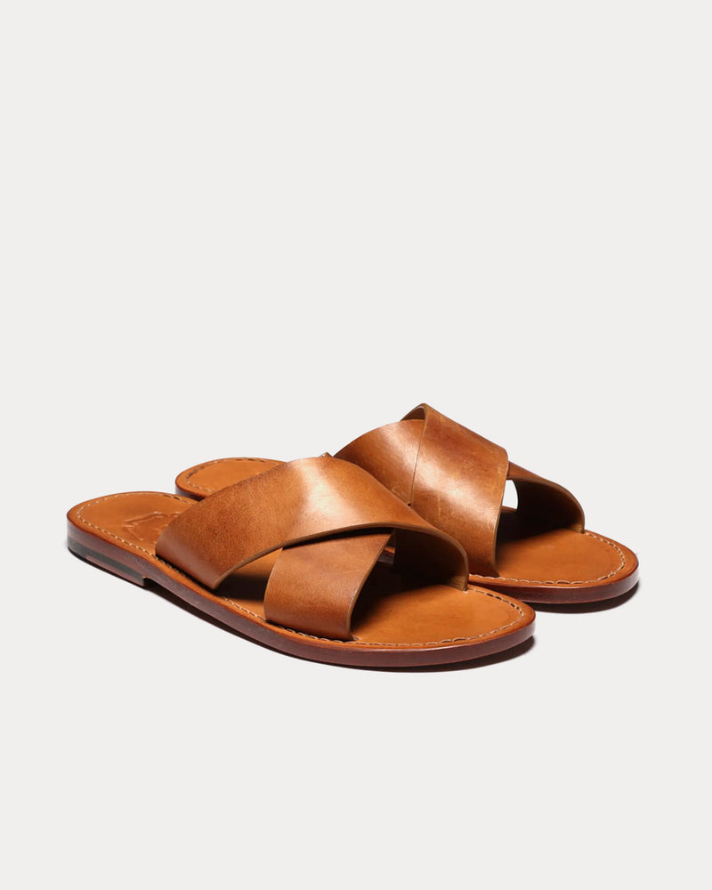 Grenson Yoko Leather Ginger Sandals - 3