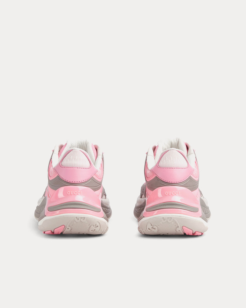 Gucci 2.0 Mesh & Leather Pink / Grey Low Top Sneakers - 4