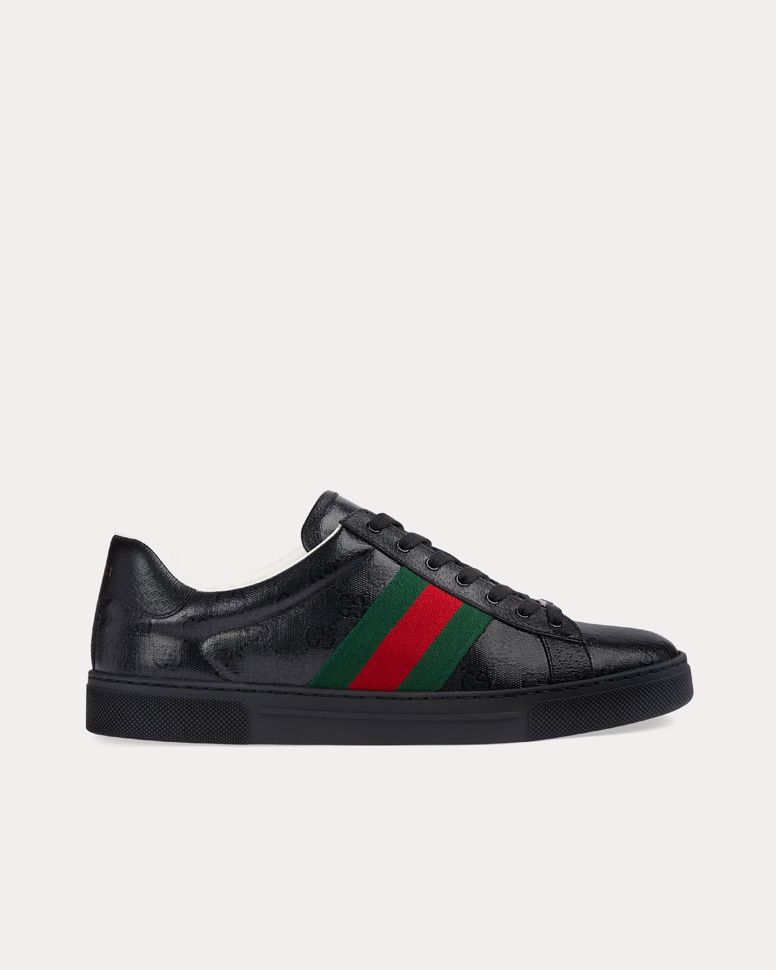 Gucci Ace GG Crystal Canvas Black Low Top Sneakers - Sneak in Peace
