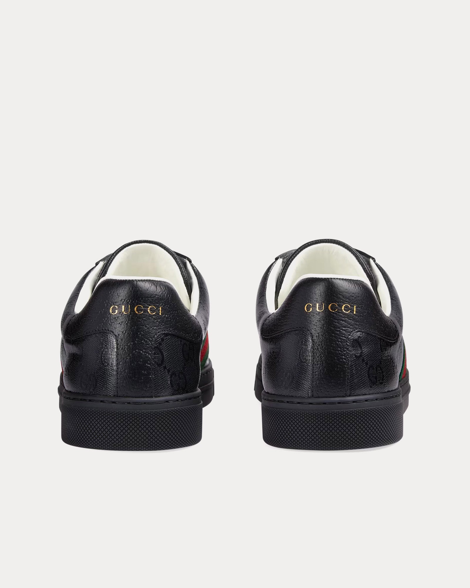 Gucci Ace GG Crystal Canvas Black Low Top Sneakers - 4