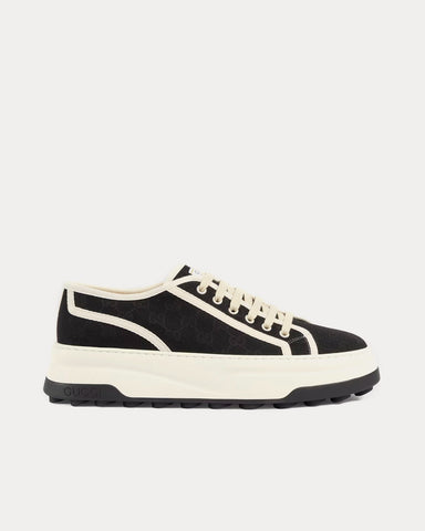 Gucci GG Original Canvas Black / White Low Top Sneakers