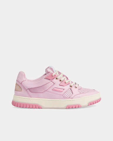 Gucci Interlocking G Leather Pink Low Top Sneakers