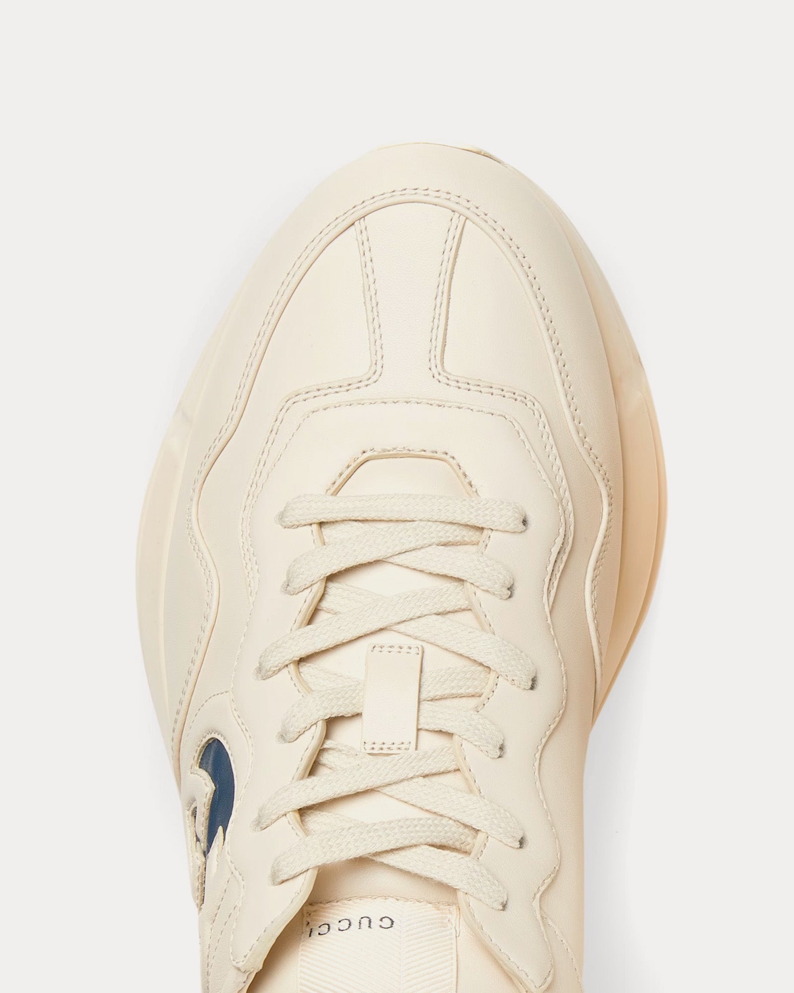 Gucci Rhyton Interlocking G Ivory Low Top Sneakers - 3