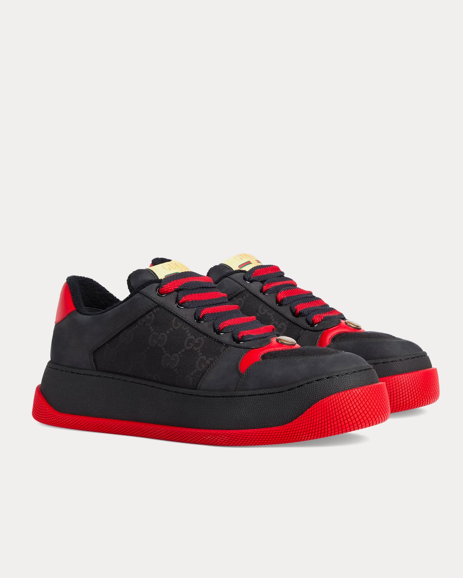 Gucci Screener GG Canvas Black Low Top Sneakers - 3