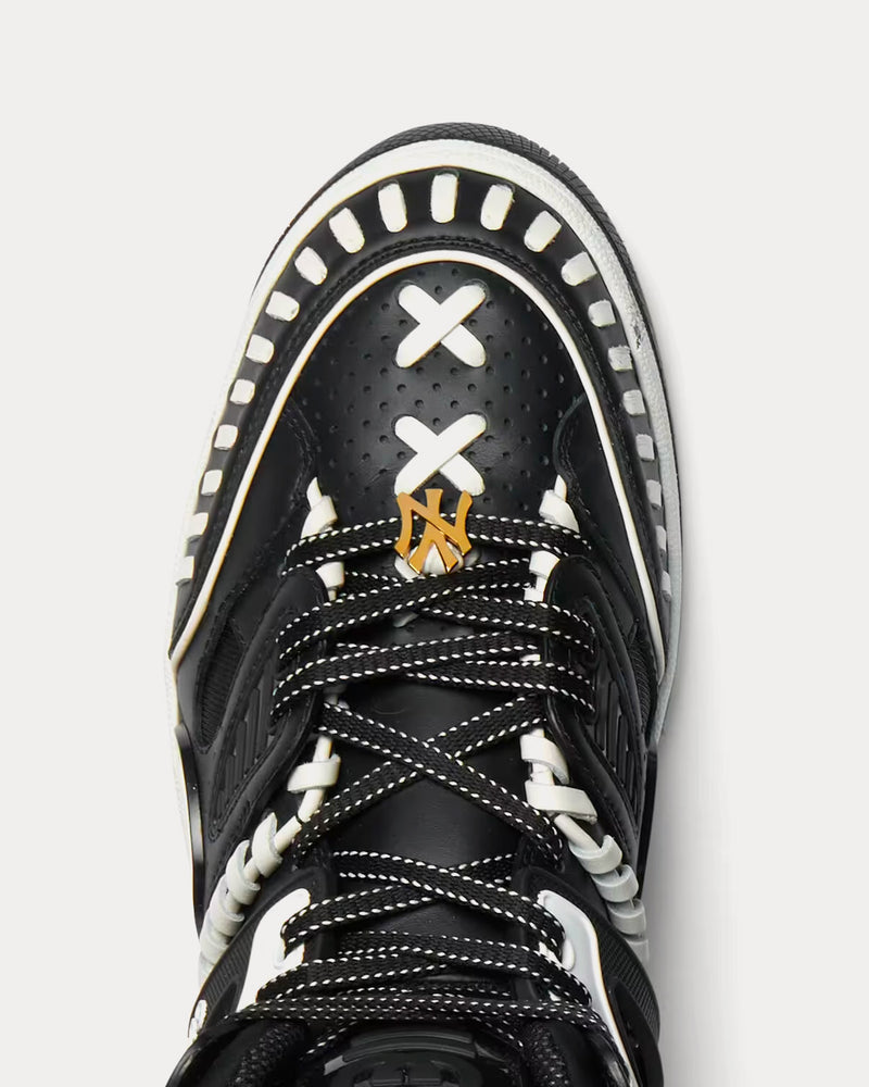 Gucci Yankees Basket Demetra Black / White High Top Sneakers - 5