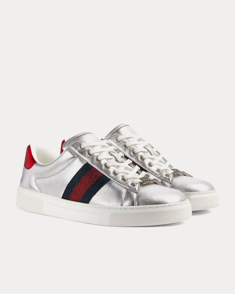 Gucci store metallic sneakers