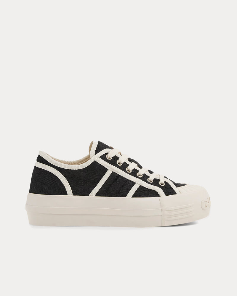 Gucci Chunky GG Canvas Black Low Top Sneakers - 1