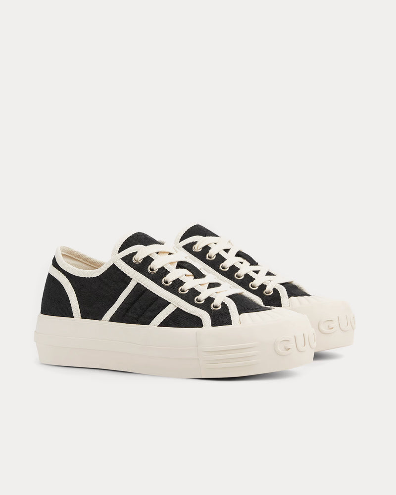 Gucci Chunky GG Canvas Black Low Top Sneakers - 3