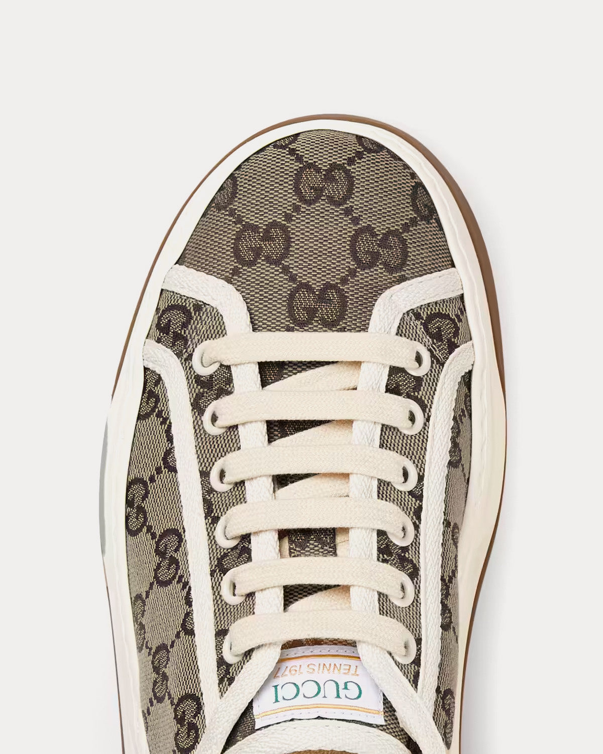 Gucci GG Original Canvas Beige / Ebony Low Top Sneakers - 4