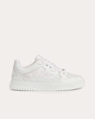 Gucci Interlocking G Leather White Low Top Sneakers