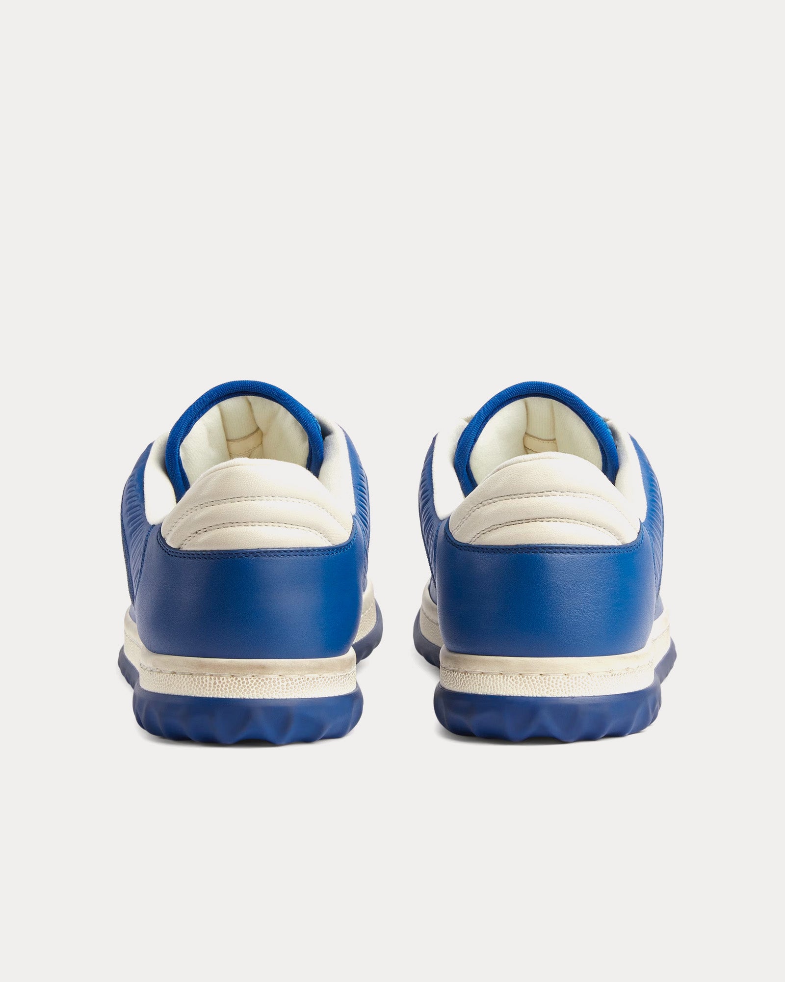 Gucci MAC80 Leather Blue Low Top Sneakers - 4