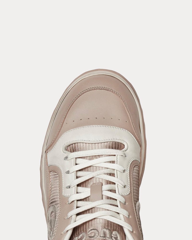 Gucci MAC80 Leather Grey Low Top Sneakers - 4