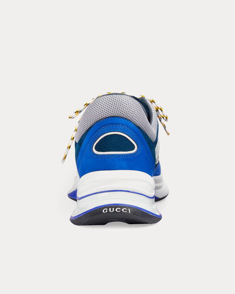 Gucci Run Suede Blue / Black Low Top Sneakers - 4