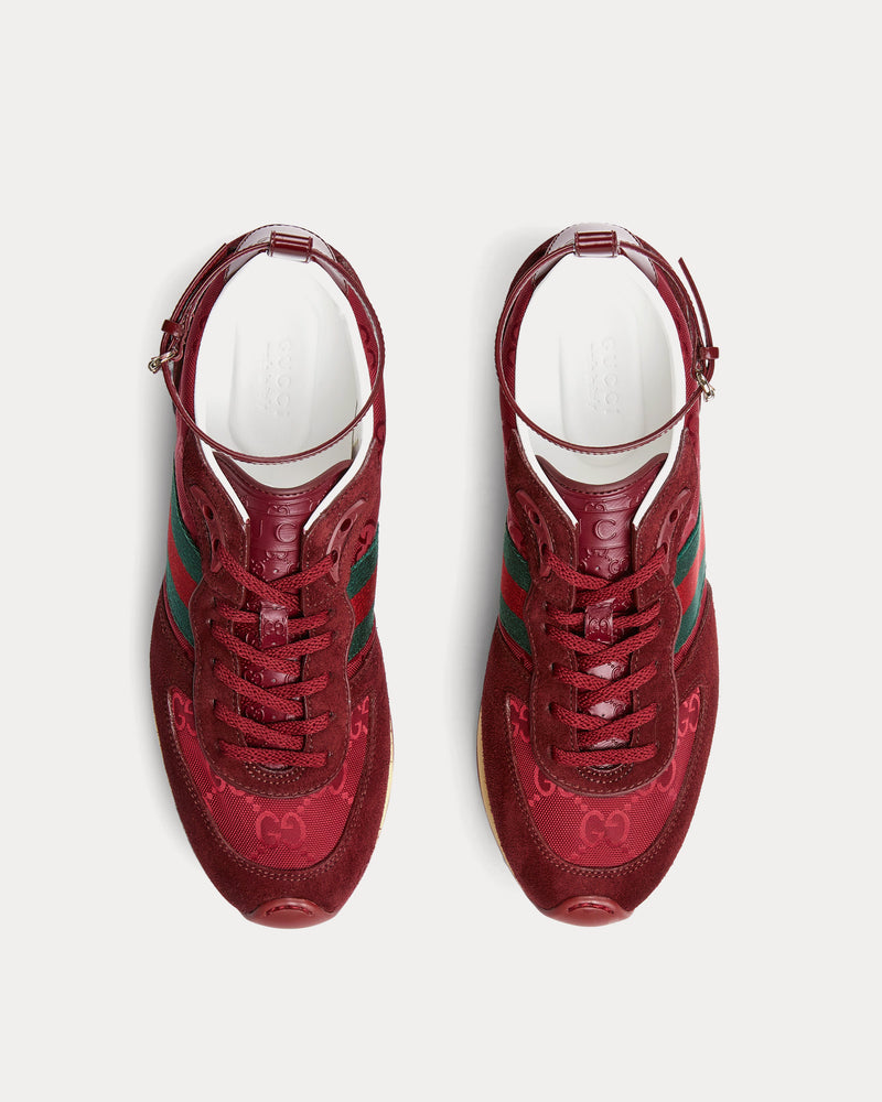 Gucci Re-Motion with GG Nylon Gucci Rosso Ancora Red Low Top Sneakers - 2