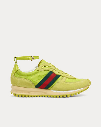 Gucci Re-Motion with GG Nylon Acid Green Low Top Sneakers