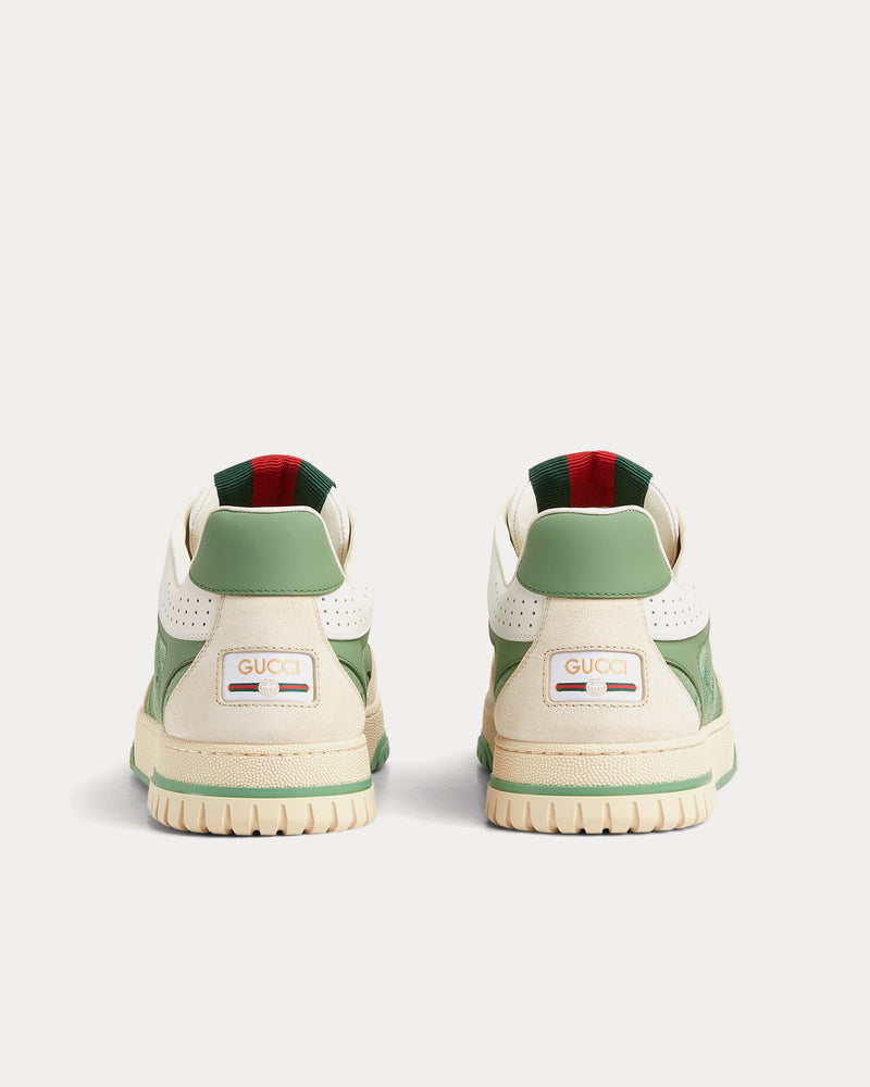 Gucci Re-Web with GG Canvas Green Low Top Sneakers - 4