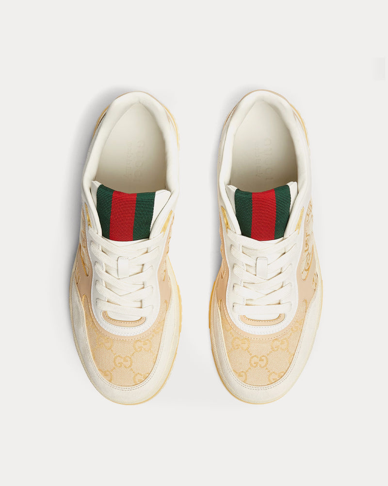 Gucci Re-Web with GG Canvas Light Beige Low Top Sneakers - 2