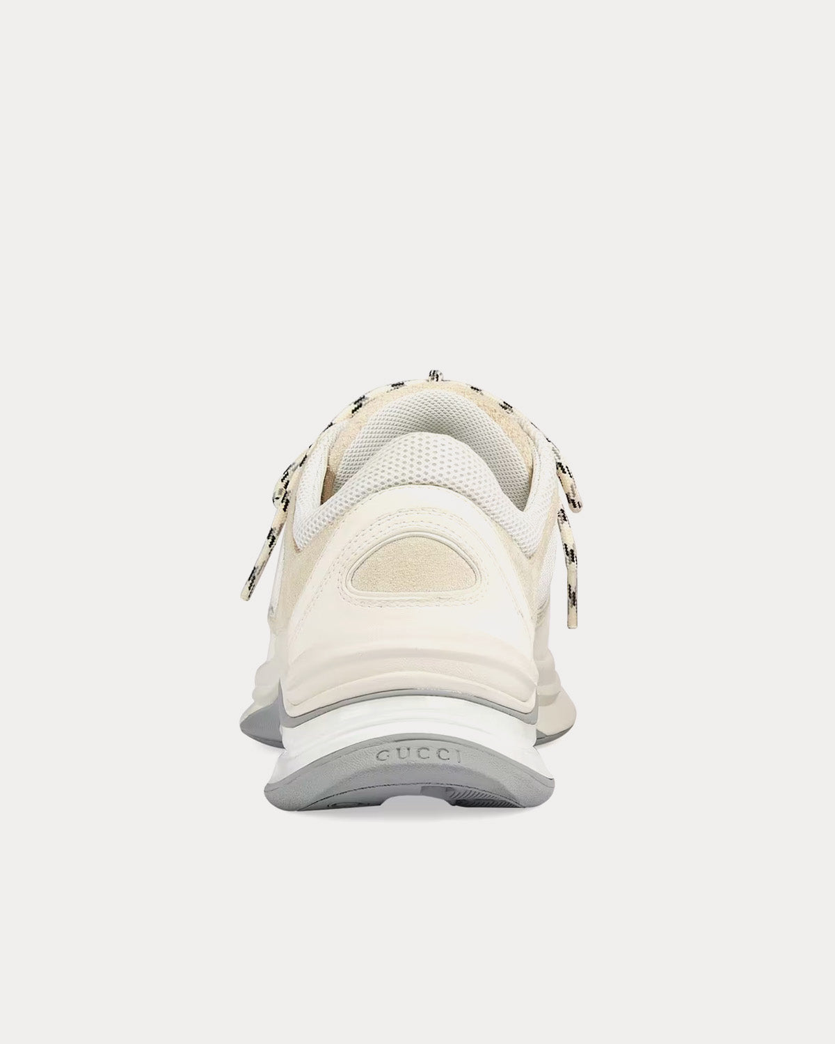 Gucci Run Suede White / Off-White / Grey Low Top Sneakers - 4