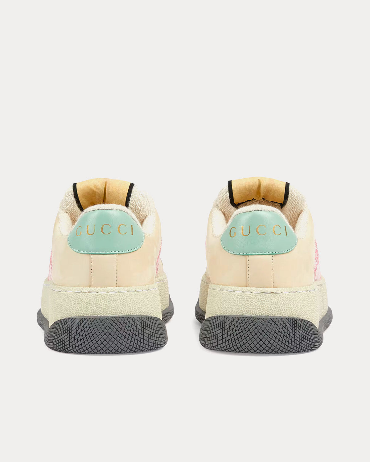 Gucci Screener GG Canvas Pink / Beige Low Top Sneakers - 4