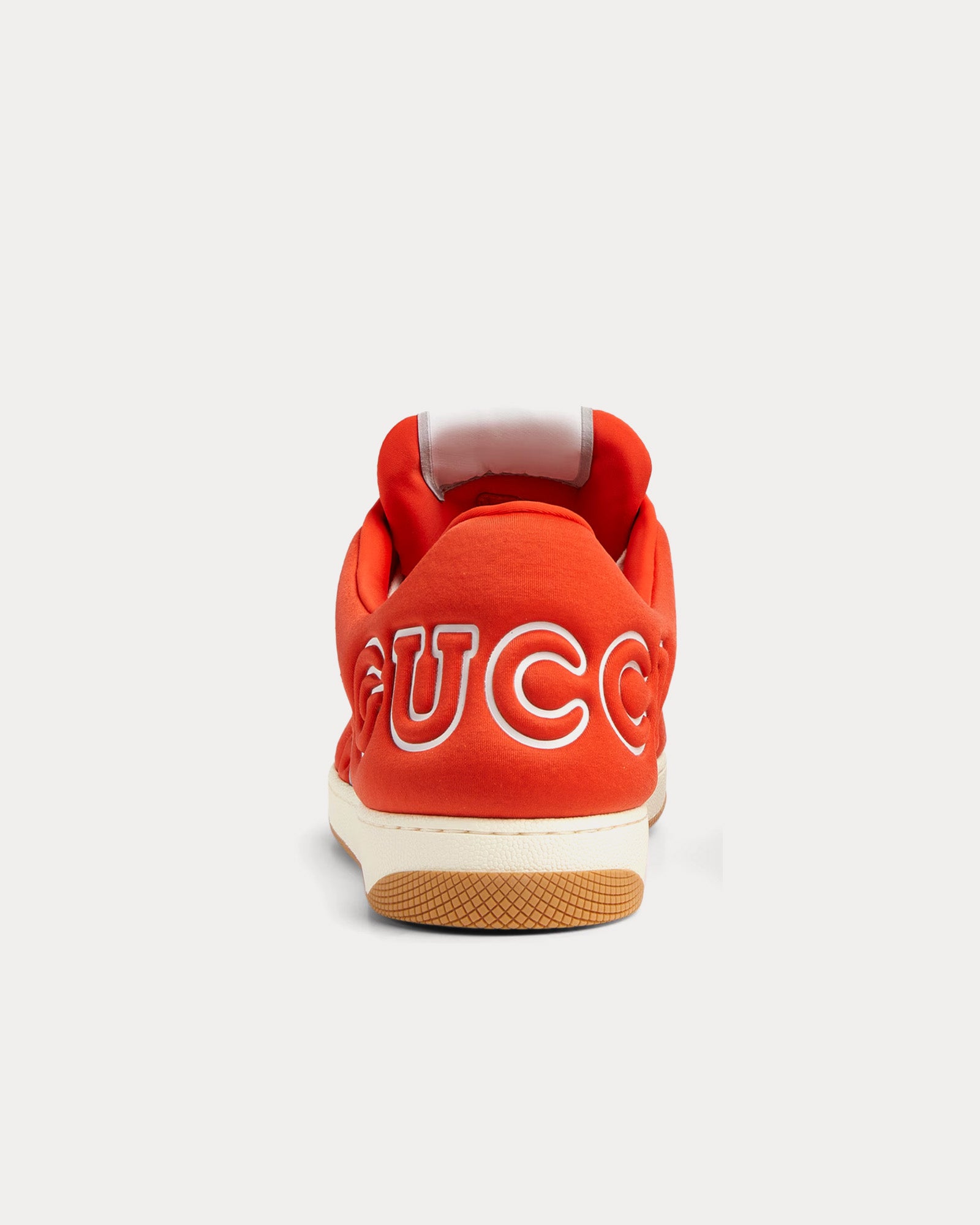 Gucci Screener with Web Neoprene Orange Low Top Sneakers - 3