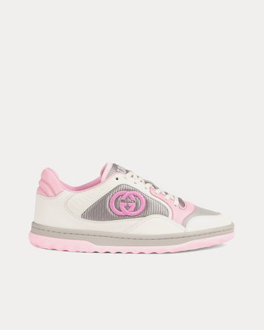 Gucci MAC80 Leather Off-White / Pink Low Top Sneakers