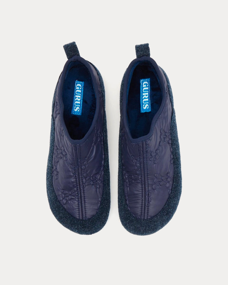 Gurus Room Valencia 50/50 Navy House Shoes - 2