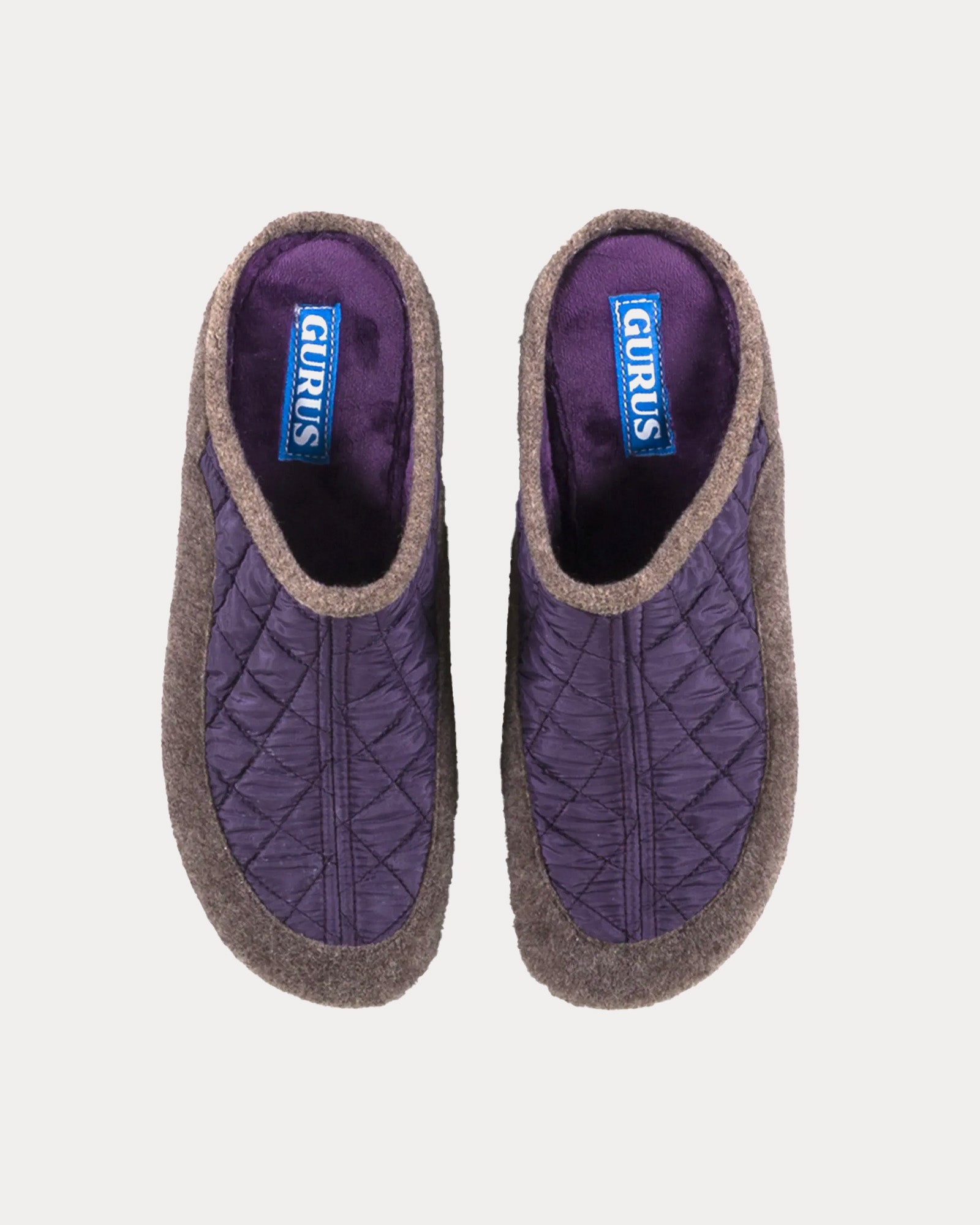 Gurus Room Cadiz Purple / Brown Mules - 2