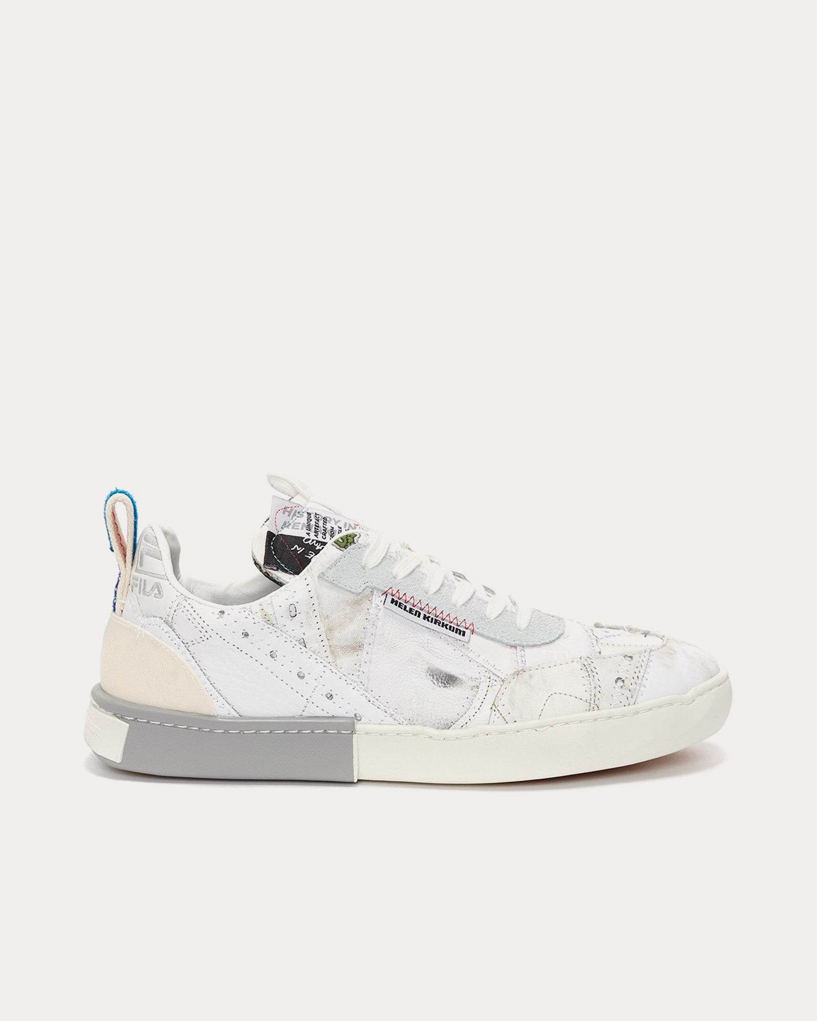 Helen Kirkum Palimpsest 002 Worn White Low Top Sneakers - 1