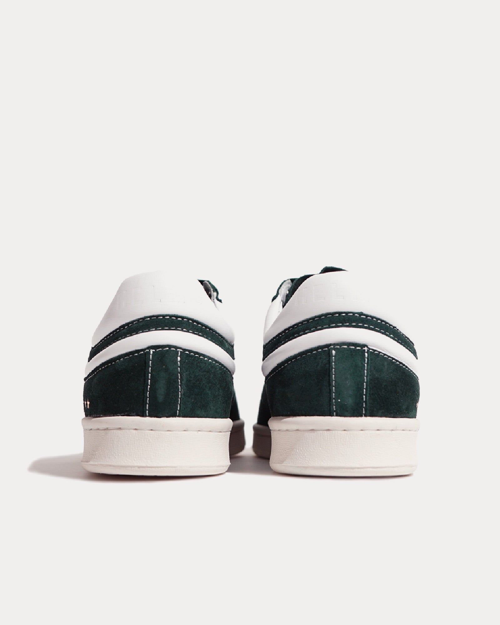 Helms Paris Flying Ace Suede Green / White Low Top Sneakers - 3