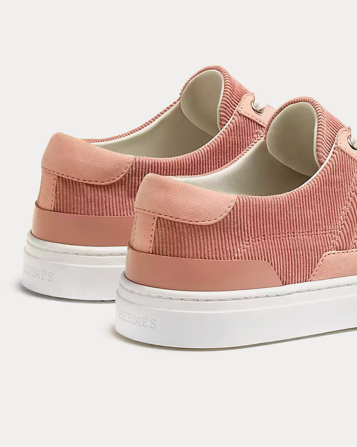 Hermès Deep Rose Opaline Low Top Sneakers - 2