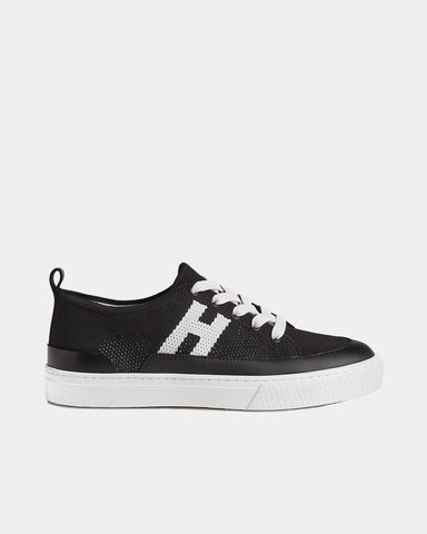 Hermès Deep Noir / Blanc Low Top Sneakers