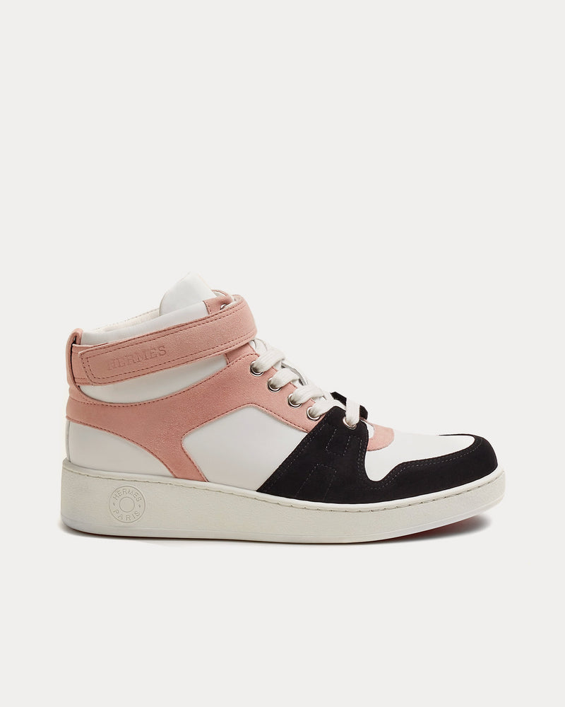 Hermès Freestyle Multicolore / Rose Opaline High Top Sneakers - 1