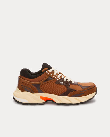 Heron Preston Block Stepper Suede Brown / Brown Low Top Sneakers