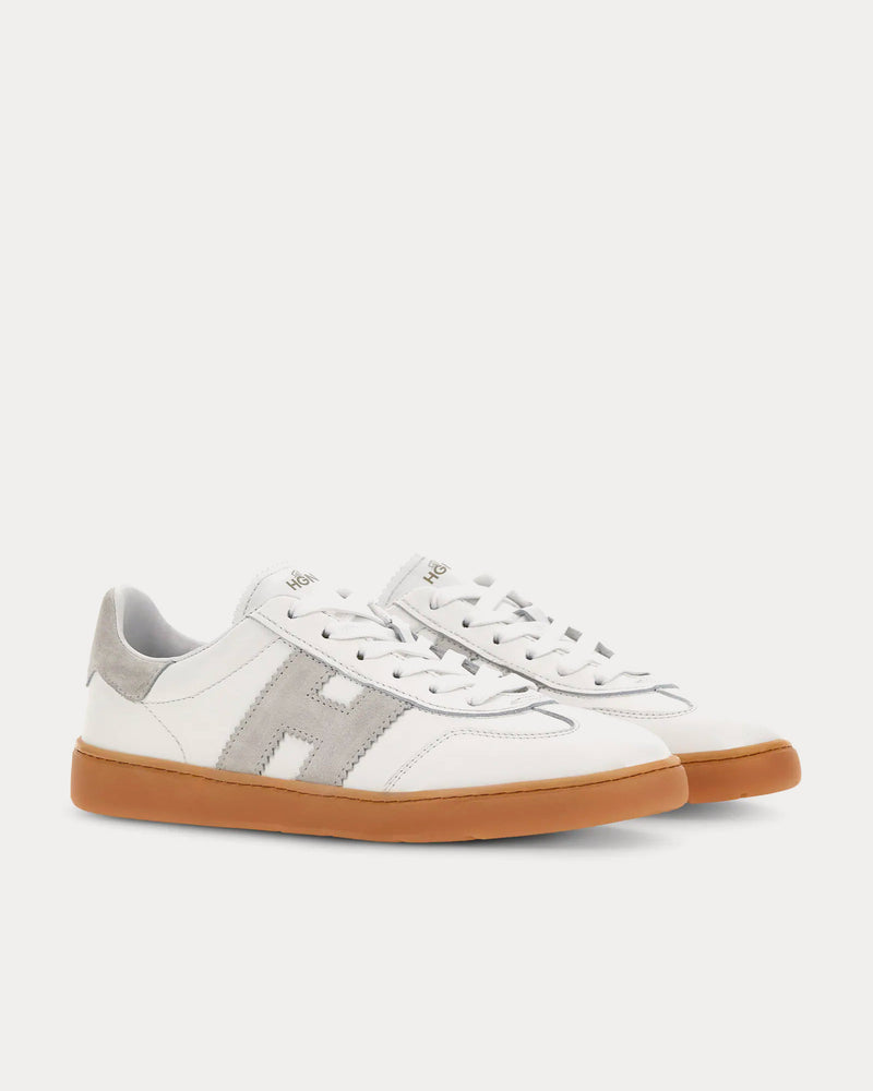 Hogan Cool Leather White Low Top Sneakers - 3