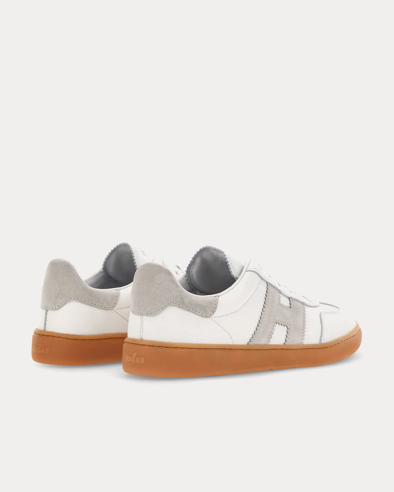 Hogan Cool Leather White Low Top Sneakers - 4