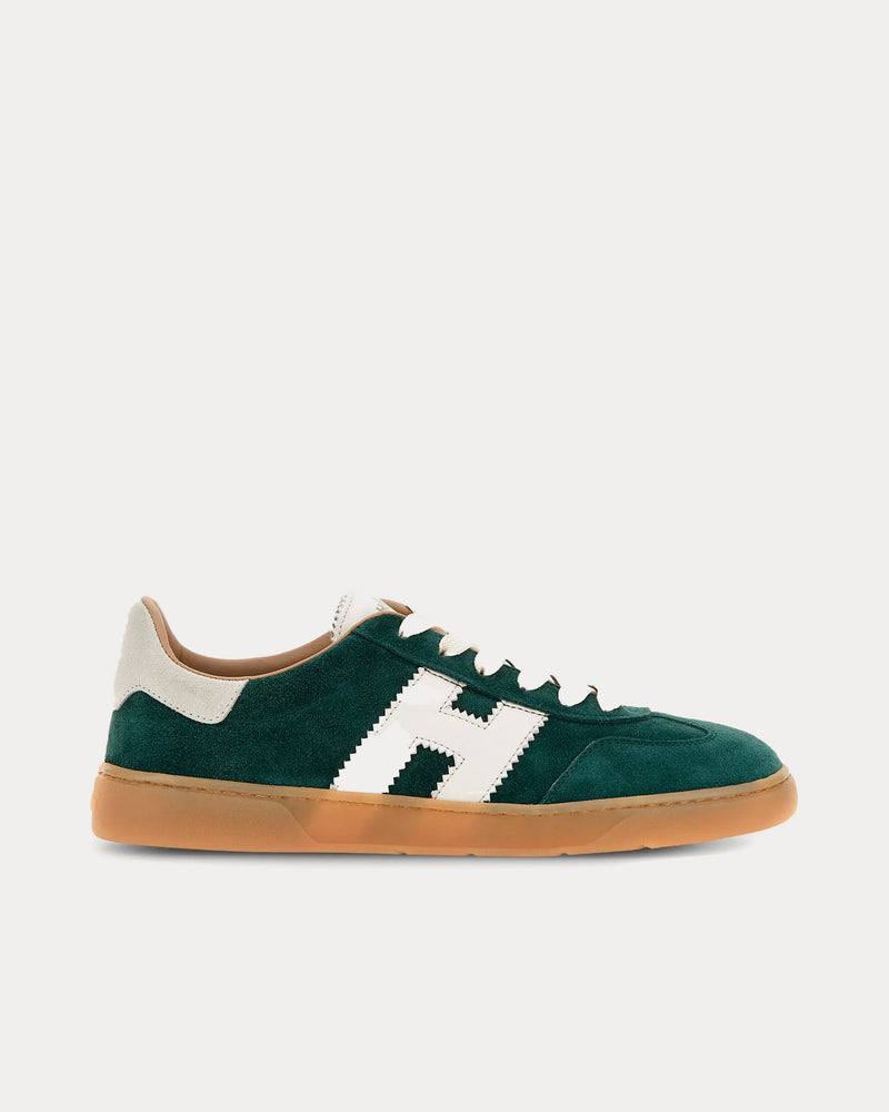 Hogan Cool Suede Green Low Top Sneakers - 1