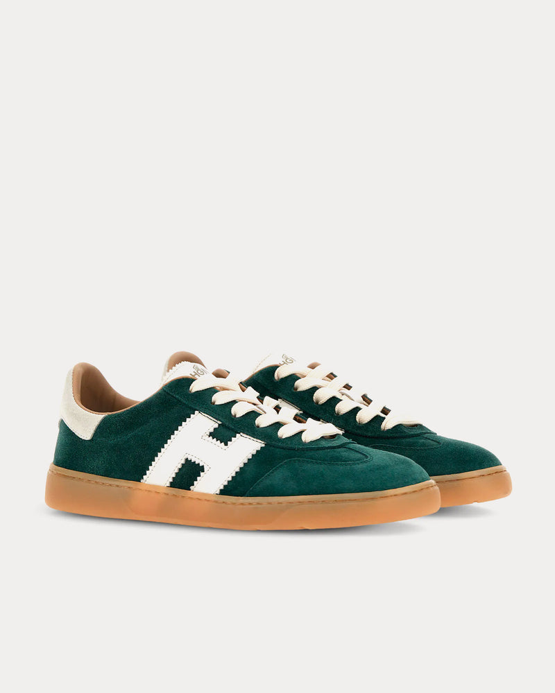 Hogan Cool Suede Green Low Top Sneakers - 3