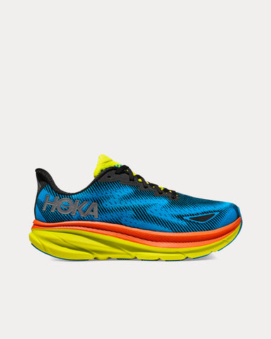 Hoka Clifton 9 GTX Black / Diva Blue Running Shoes