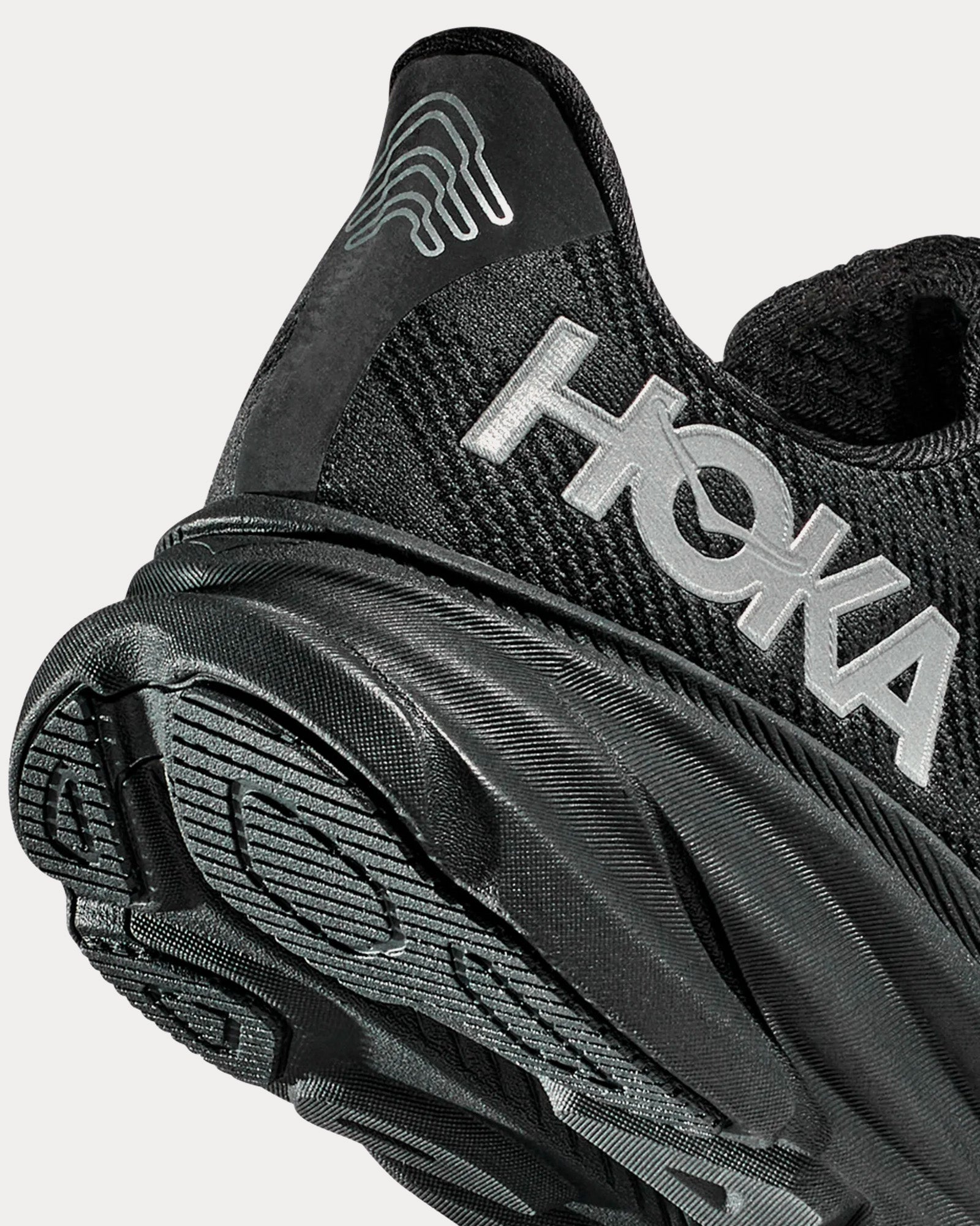 Hoka Clifton 9 GTX Black / Black Running Shoes - 3