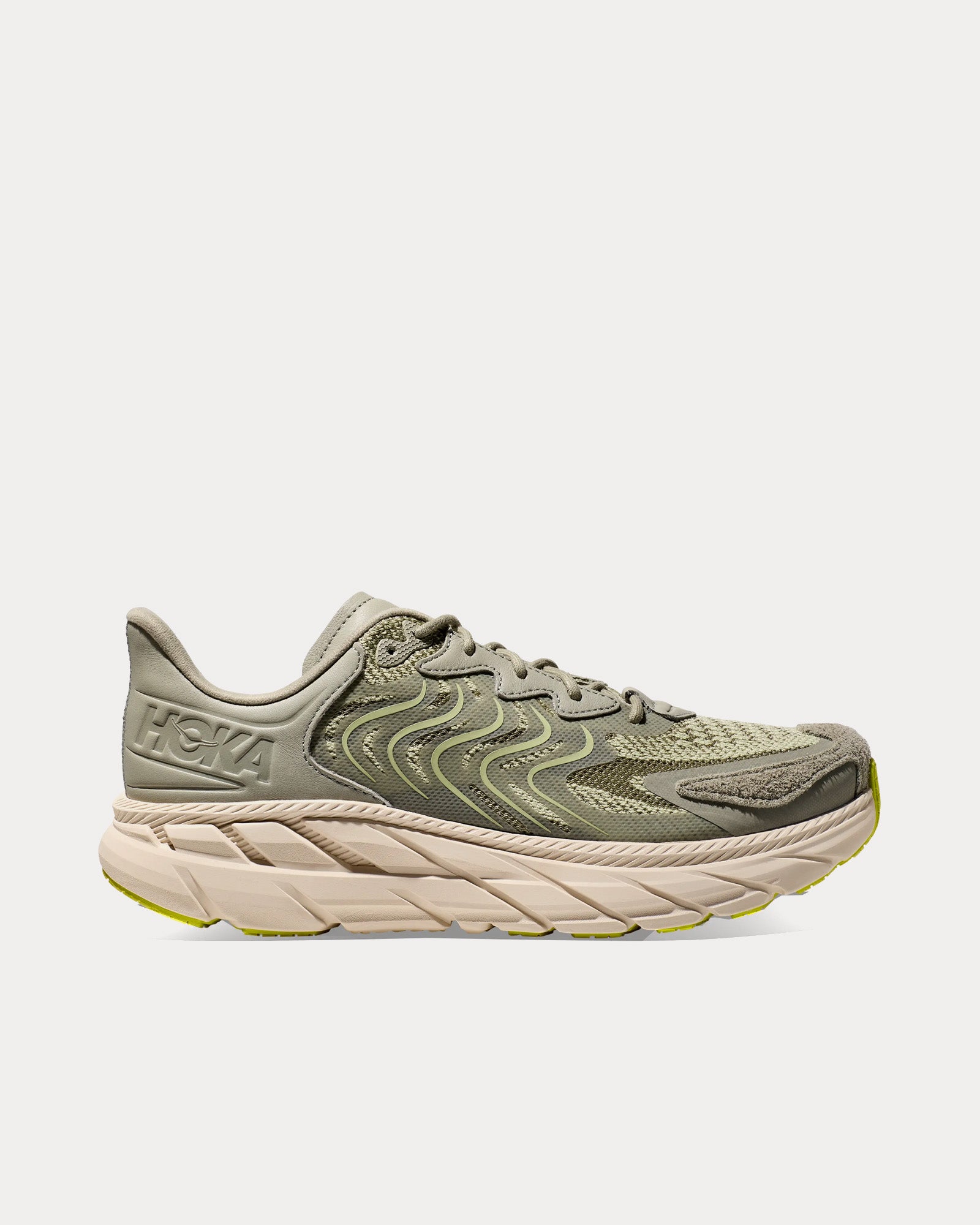 Hoka Clifton LS Barley / Oat Milk Running Shoes - 1