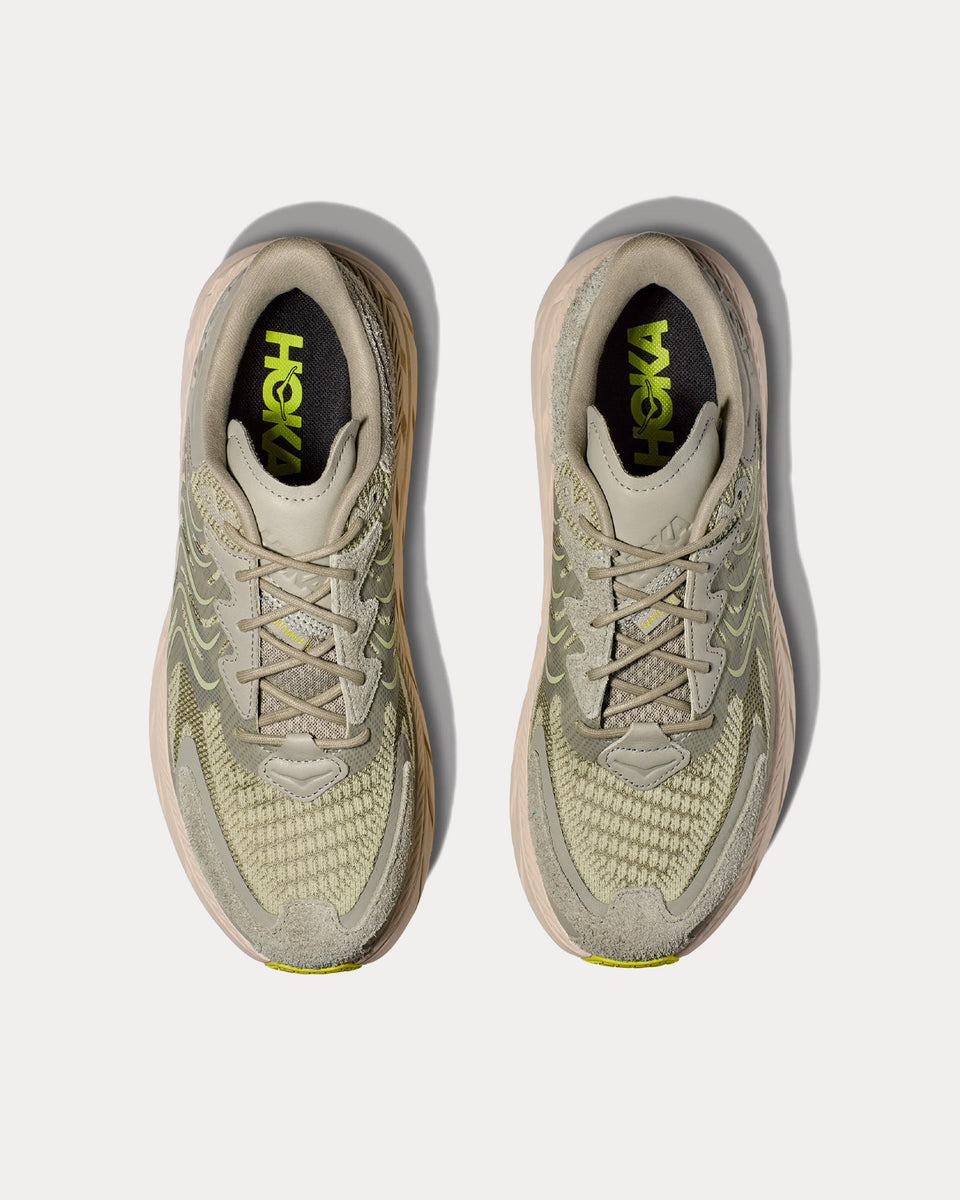 Hoka Clifton LS Barley / Oat Milk Running Shoes - Sneak in Peace