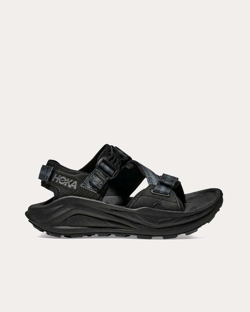 Hoka Infini Hike TC Black / Black Sandals - 1